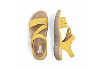 Dámske sandále Rieker 64870-68 žlté