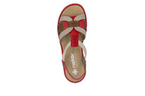 Dámske sandále Rieker 65918-33 červená