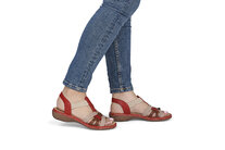 Dámske sandále Rieker 65918-33 červená