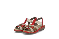 Dámske sandále Rieker 65918-33 červená