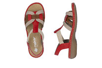 Dámske sandále Rieker 65918-33 červená