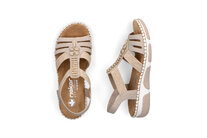 Dámske sandále Rieker 66201-62 béžová