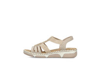 Dámske sandále Rieker 66201-62 béžová