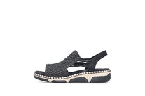 Dámske sandále Rieker 66241-00 čierna