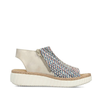 Dámske sandále Rieker 69284-90 modrá