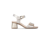 Dámske sandále Rieker D1K54-90 strieborná