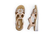 Dámske sandále Rieker V0613-90 ružová