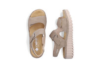 Dámske sandále Rieker V1382-64 béžová