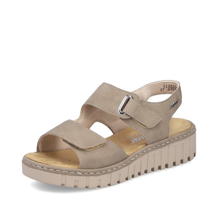 Dámske sandále Rieker V1382-64 béžová