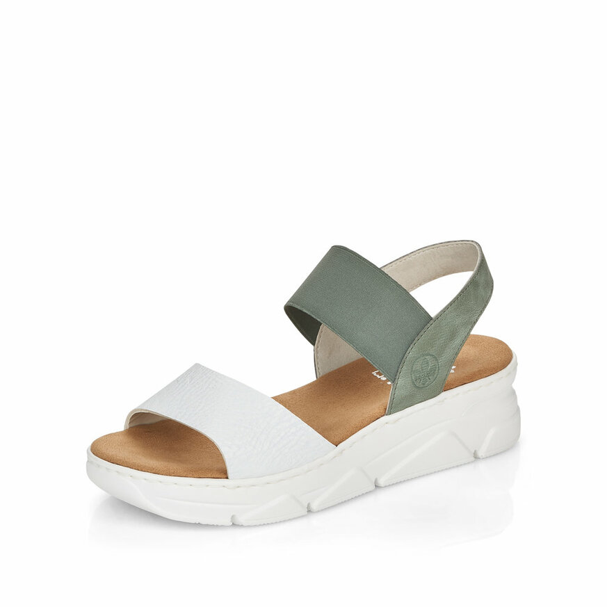 Dámske sandále Rieker V2001-52 biela