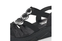 Dámske sandále Rieker V20L4-00 čierna