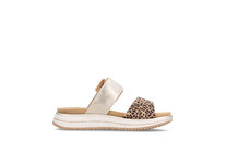 Dámske šľapky Remonte D1J61-91 zlatá