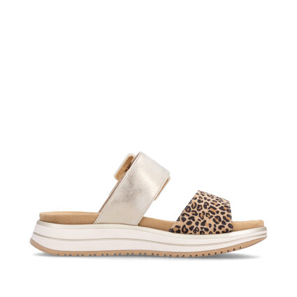 Dámske šľapky Remonte D1J61-91 zlatá