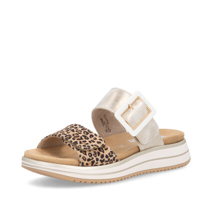 Dámske šľapky Remonte D1J61-91 zlatá