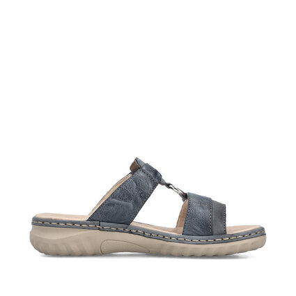 Dámske šľapky Rieker 60428-14 modré