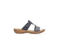Dámske šľapky Rieker 60863-14 modré