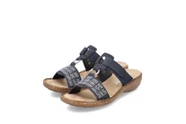 Dámske šľapky Rieker 60863-14 modré