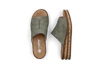 Dámske šľapky Rieker 62905-53 zelená