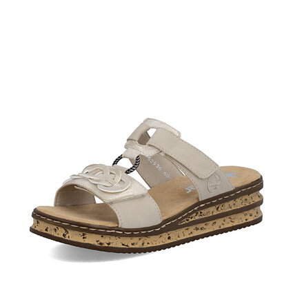 Dámske šľapky Rieker 62936-60 béžová