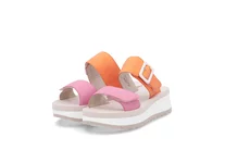 Dámske šľapky Rieker - Revolution W3050-38 ružové
