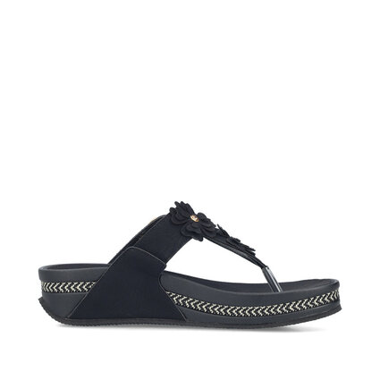 Dámske šľapky Rieker V1466-00 čierna