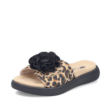 Dámske šľapky Rieker V1562-60 béžová