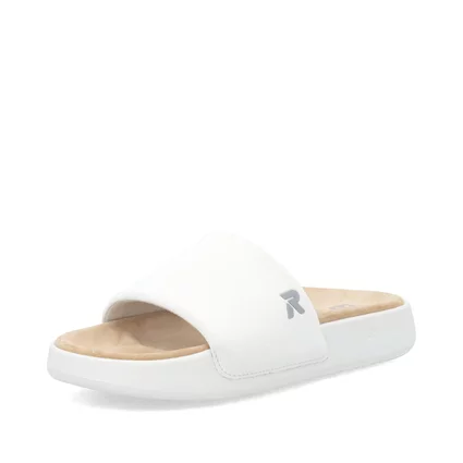 Dámske šľapky Rieker W3250-80 biela