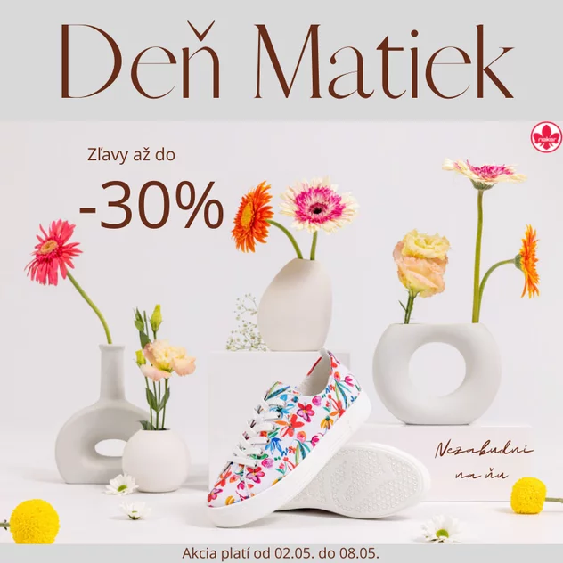 Deň Matiek: Zľavy až do -30%