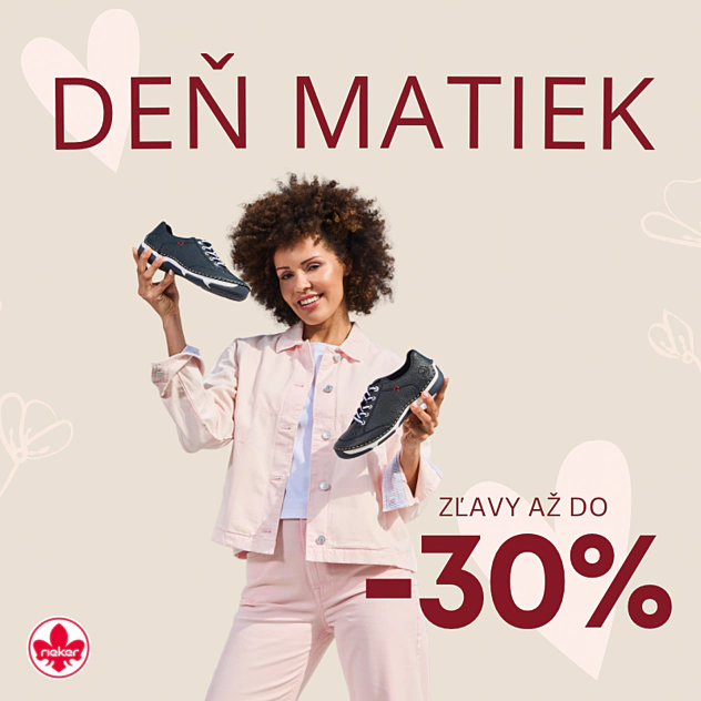 Deň matiek: Zľavy až do -30 % na dámsku obuv a kabelky Rieker