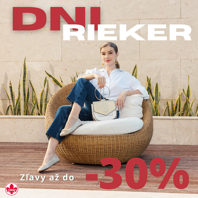 Dni Rieker – ešte viac zliav a nových modelov so zľavou až do -30%