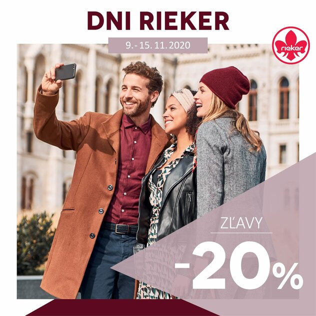 DNI RIEKER so zľavami 20%