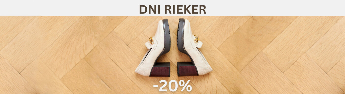 Dni Rieker zľavy 20% na obuv Rieker v eshope