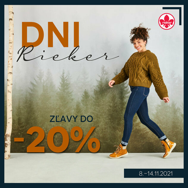 DNI Rieker - zľavy až do -20%