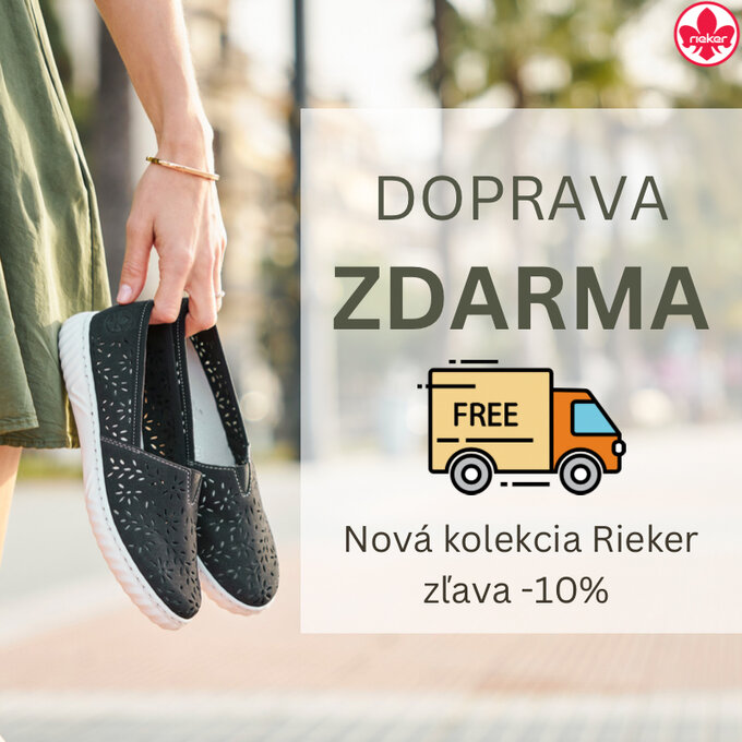 Doprava zdarma v obuvi Rieker