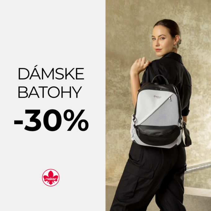 Exkluzívna zľava -30% na dámske batohy Rieker