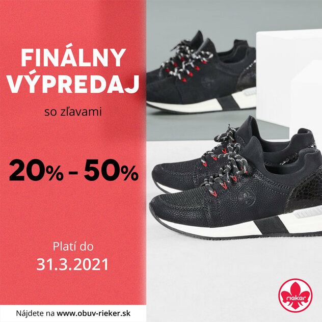 Finálny výpredaj zľavy až do -50%