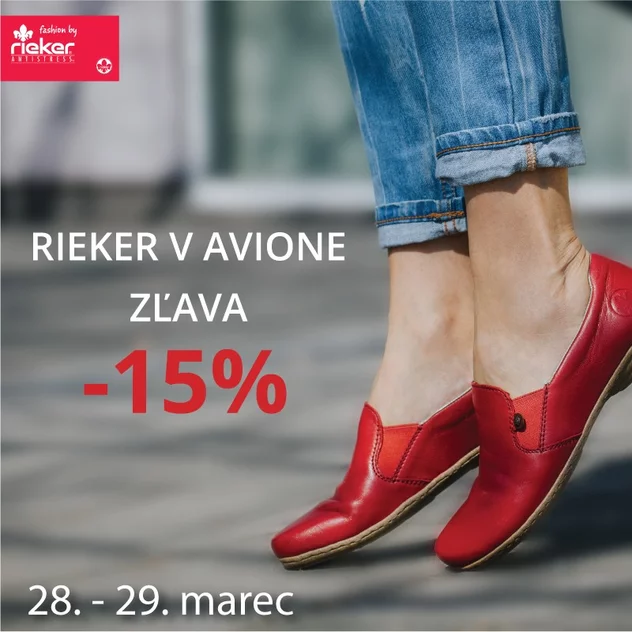 Jarné zľavy v obuvi Rieker