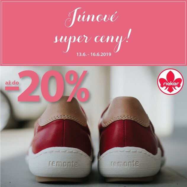 Júnové super ceny so zľavami až do -20%