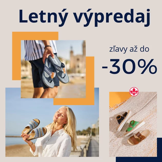 Júnový letný výpredaj: Dámske a pánske šľapky Rieker za super cenu
