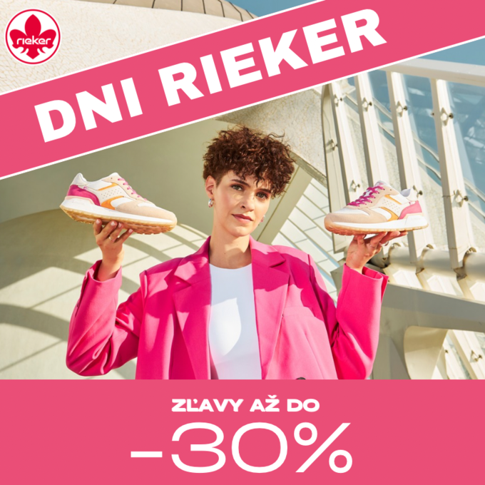 Letné zľavy s akciou Dni Rieker: Zľavy až do 30% v eshope Obuv Rieker!