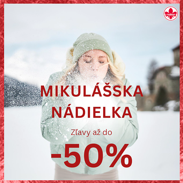 Mikulášska nádielka v obuvi Rieker: Zľavy až do -50%