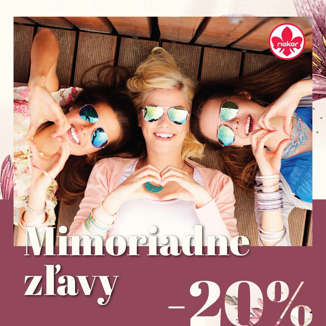 Mimoriadne zľavy -20% na letný výber obuvi