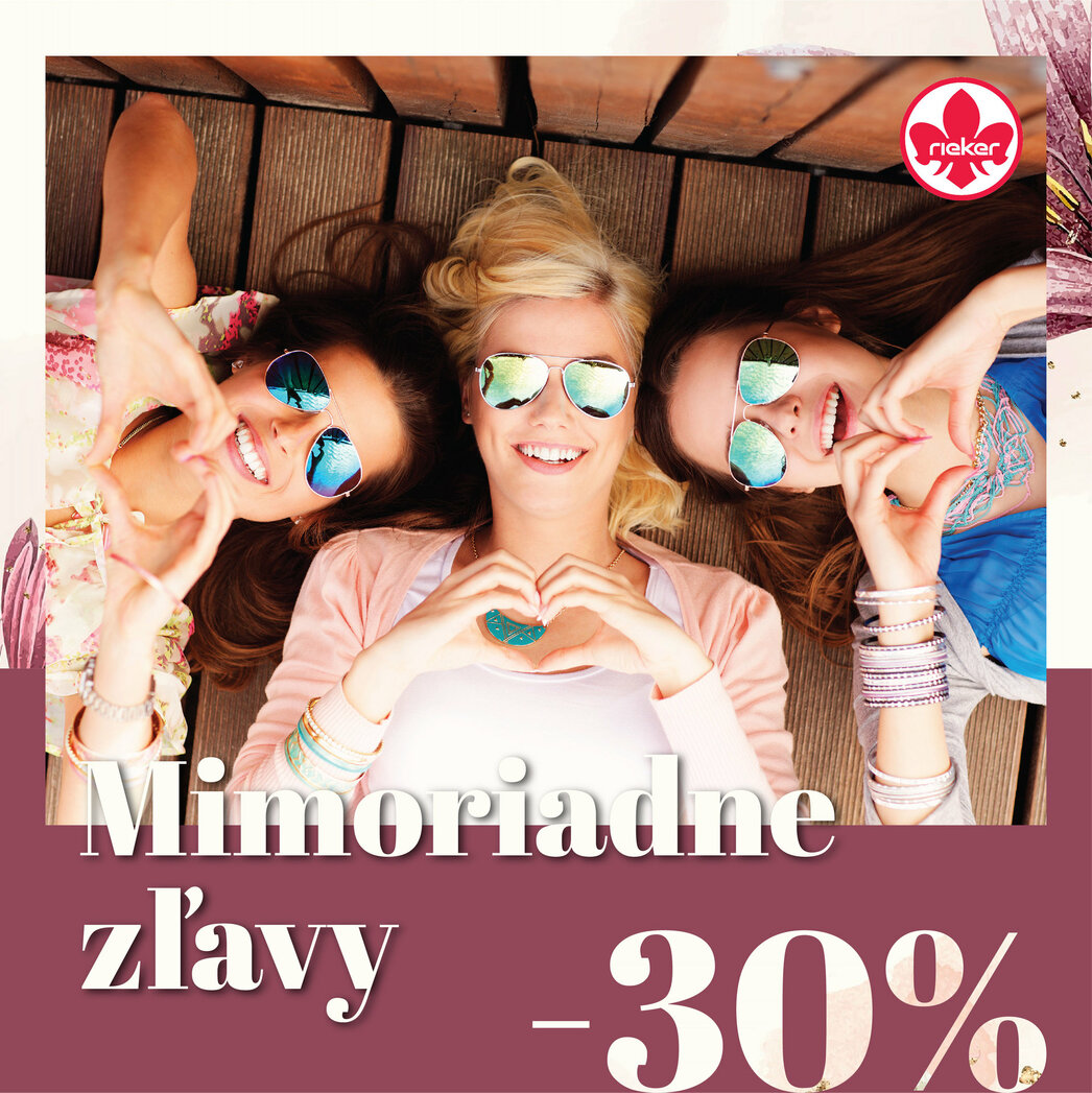 Mimoriadne zľavy -20% na letný výber obuvi