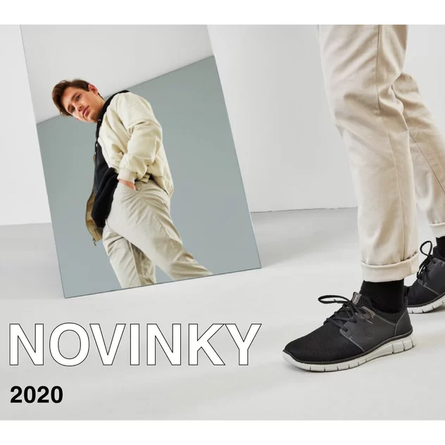 NOVINKA Pánske poltopánky Rieker NOVINKA Pánske poltopánky Rieker