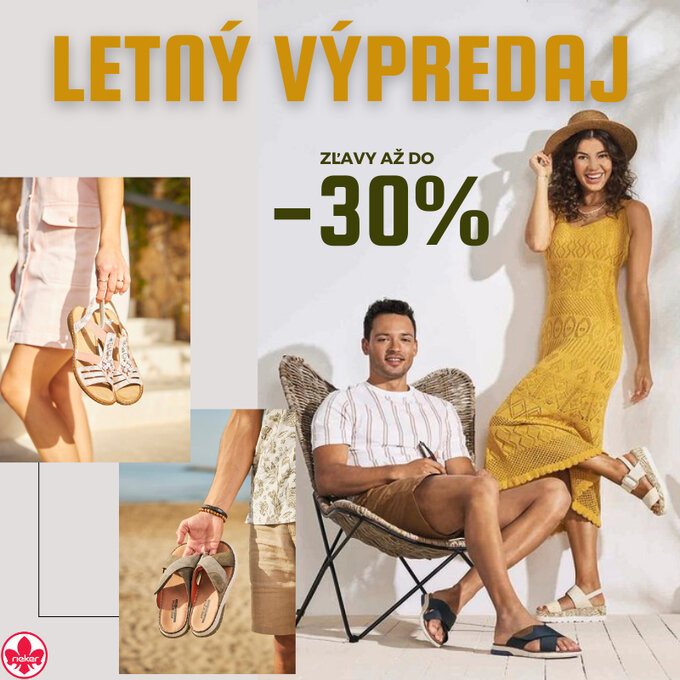 Objavte štýlové letné sandále od Rieker v našom eshope - Letný výpredaj so zľavami až do -30%