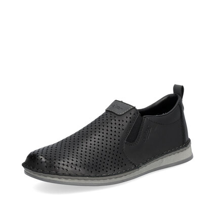 Pánske mokasíny Rieker 05457-00 čierna