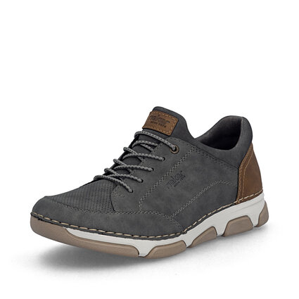 Pánske poltopánky Rieker 15950-45 šedá