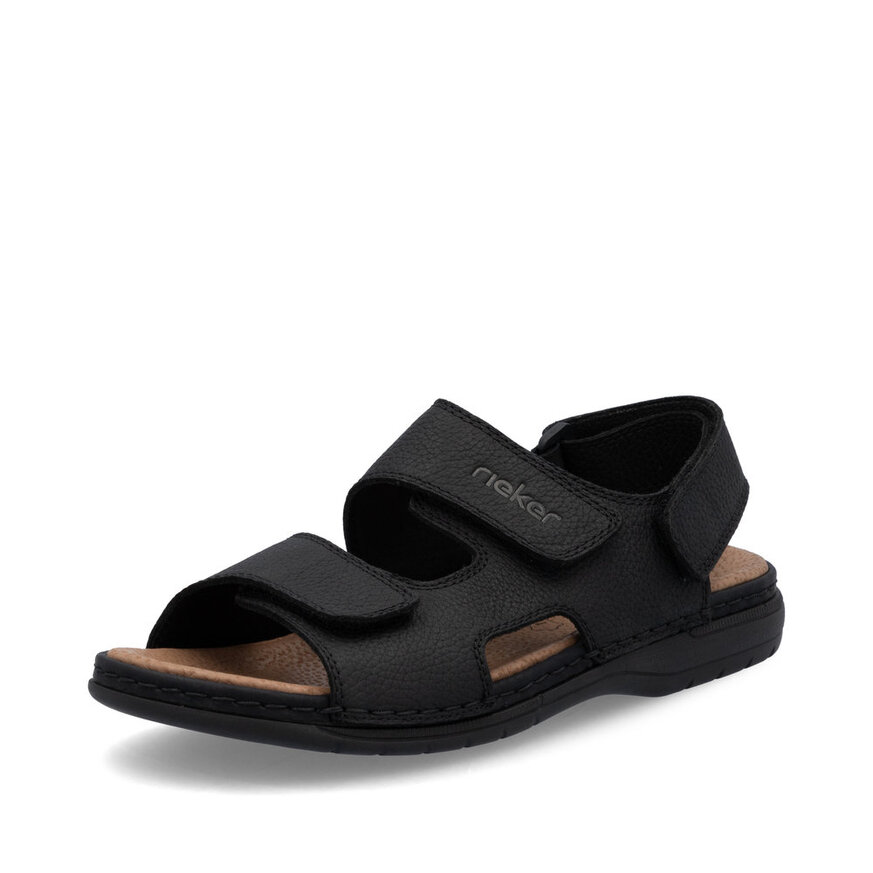 Pánske sandále Rieker 25558-01 čierne