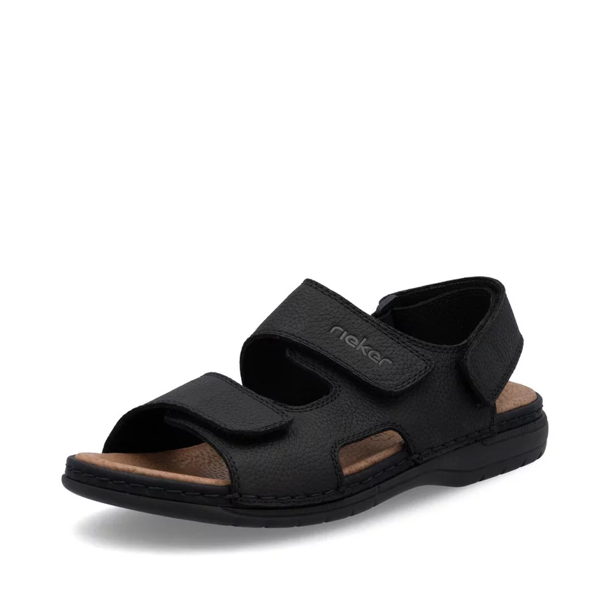 Pánske sandále Rieker 25558-01 čierne
