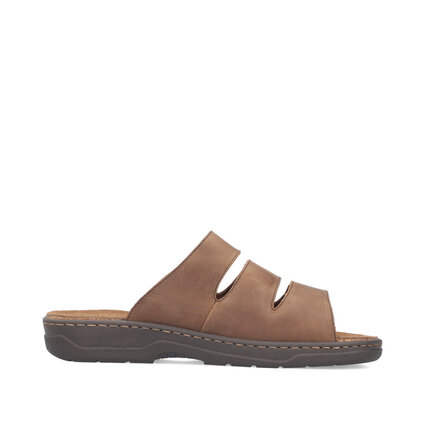 Pánske šľapky Rieker 20369-25 hnedá